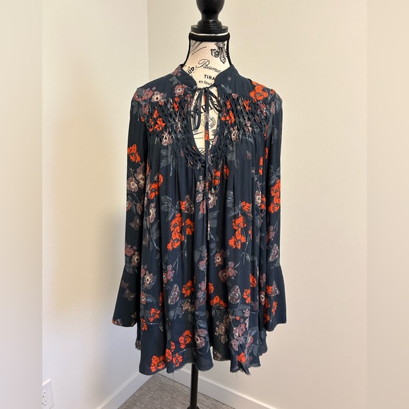 Free People Floral Top - Picture 1 of 4